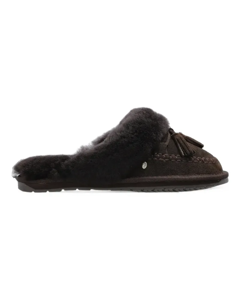 EMU Slipper mit Quasten - Braun Braun