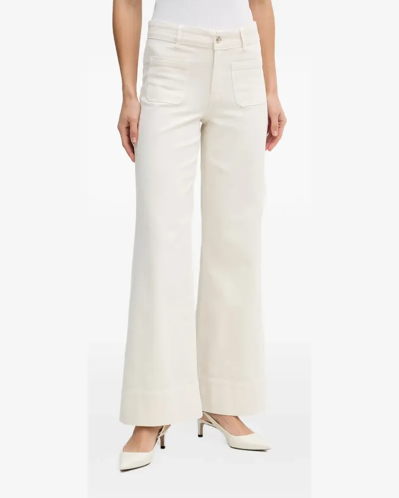 Oui  Jeans mit Vordertaschen - Nude Nude