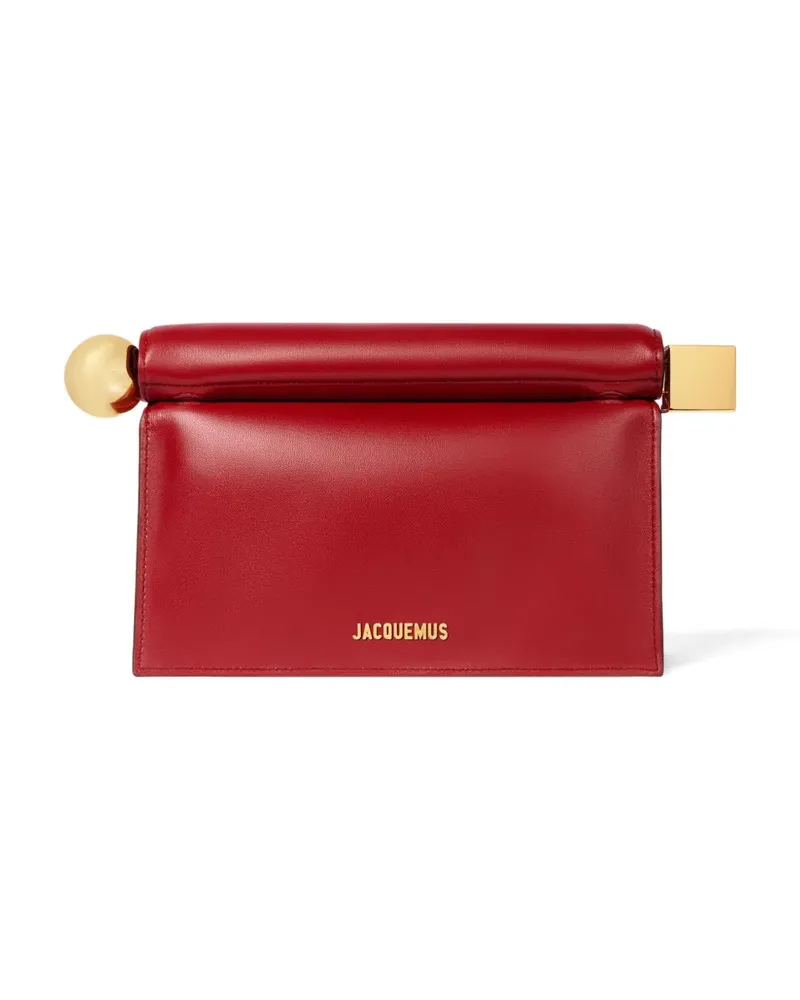 Jacquemus The Ronde Carré Clutch - Rot Rot