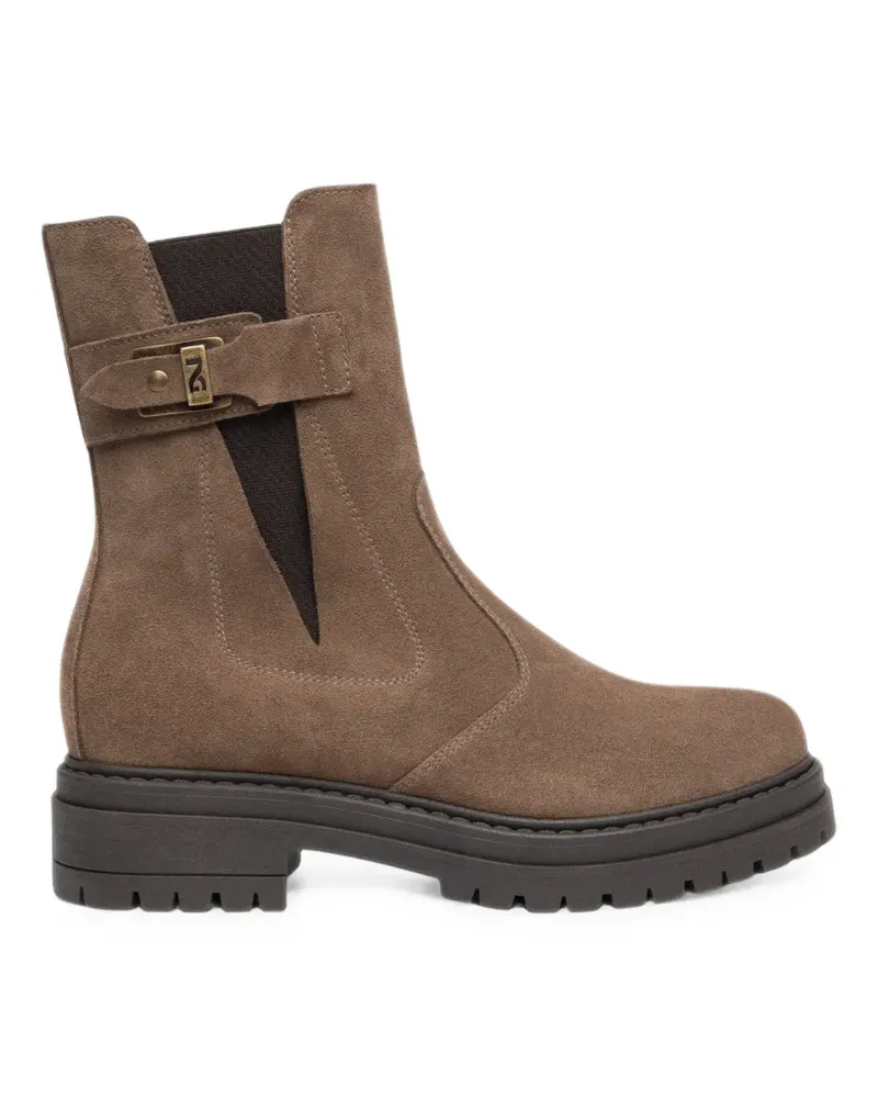 Nero Gardini buckle-strap Chelsea boots - Braun Braun