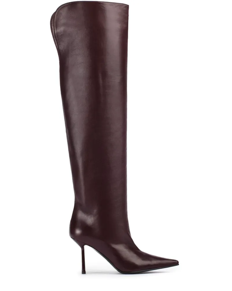 Le Silla Bella Stiefel mit spitzer Kappe 120mm - Rot Rot