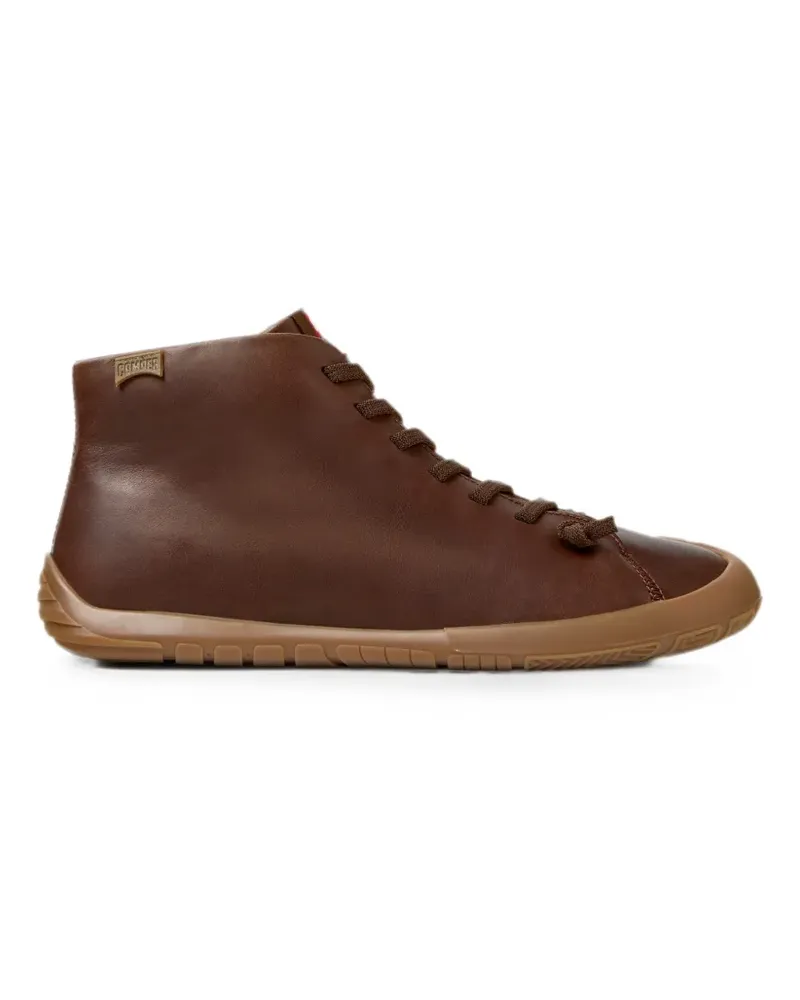 Camper Peu Path+ leather ankle boots - Braun Braun