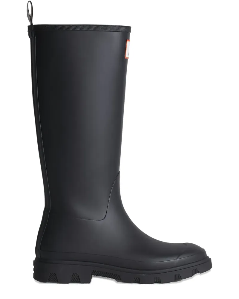 Kitsuné x Hunter Downpour hohe Regenstiefel - Schwarz Schwarz