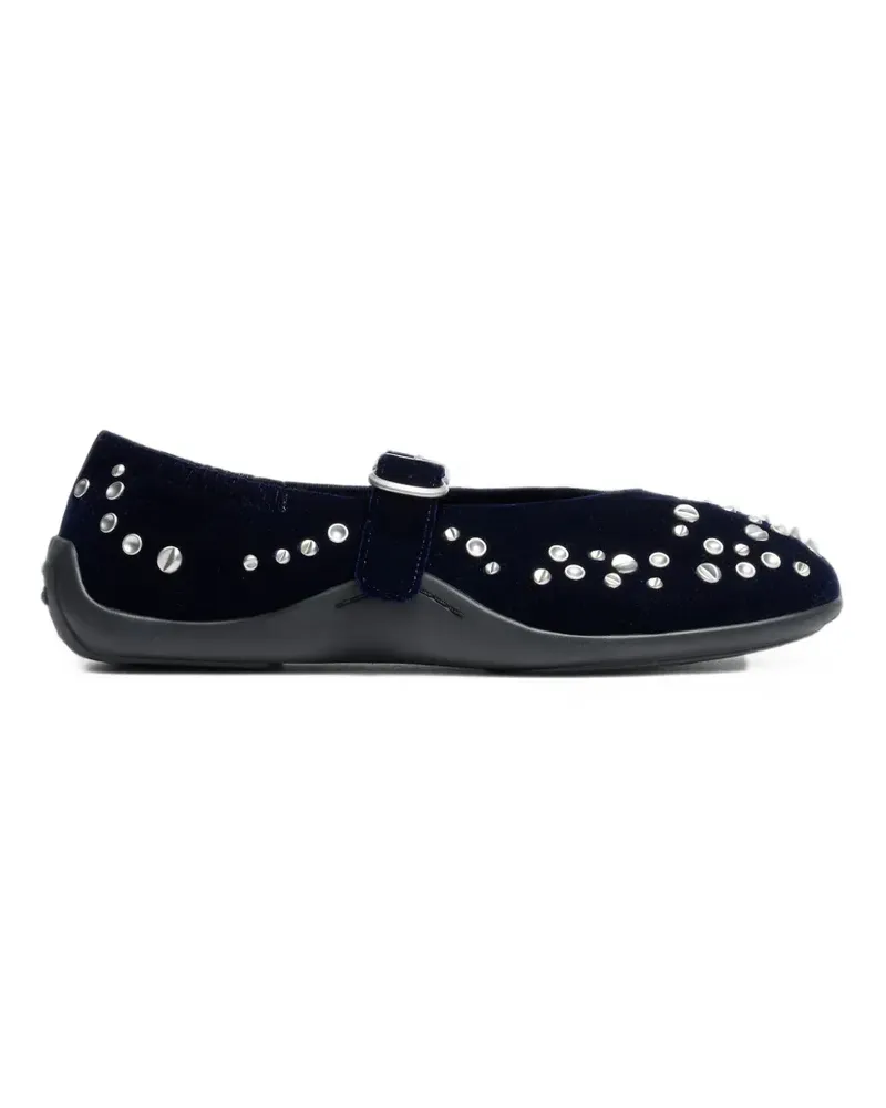 ash Mimosa Ballerinas mit Nieten - Blau Blau