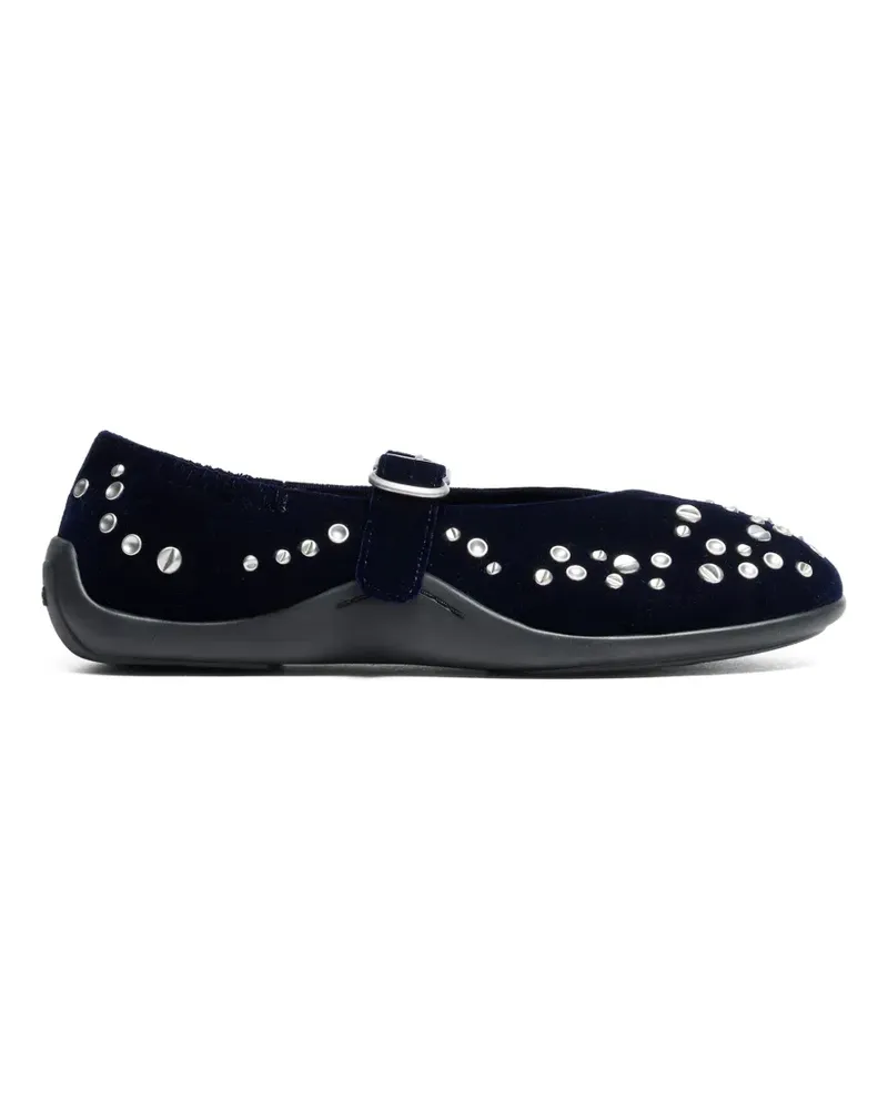 ash Mimosa Ballerinas mit Nieten - Blau Blau