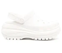 Clogs mit Plateau - Weiß