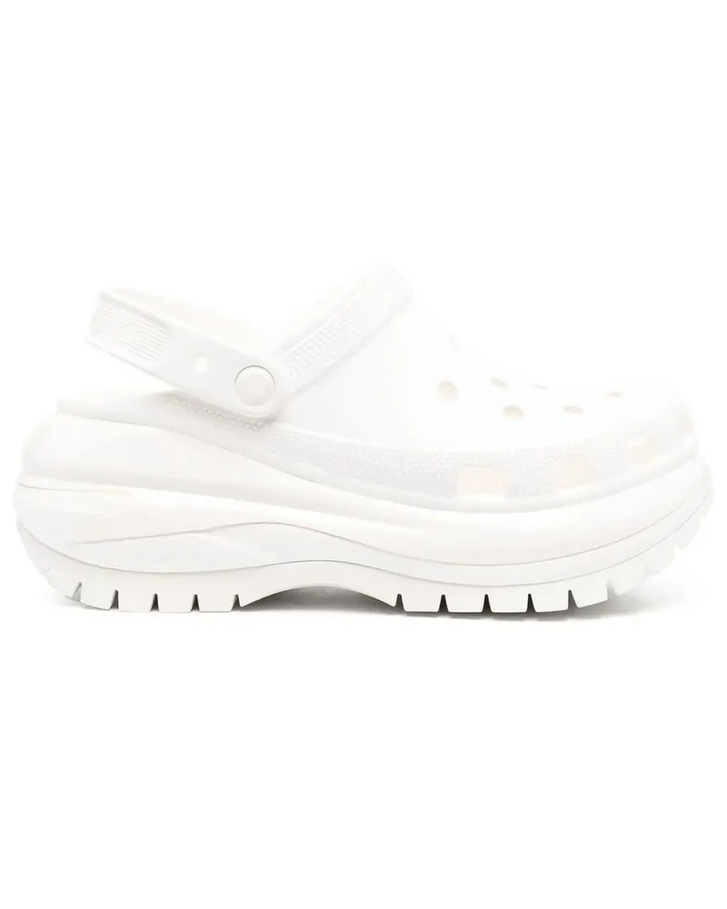 Crocs Clogs mit Plateau - Weiß Weiß