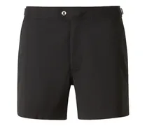 Badeanzug mit Reißverschlusstasche - Schwarz