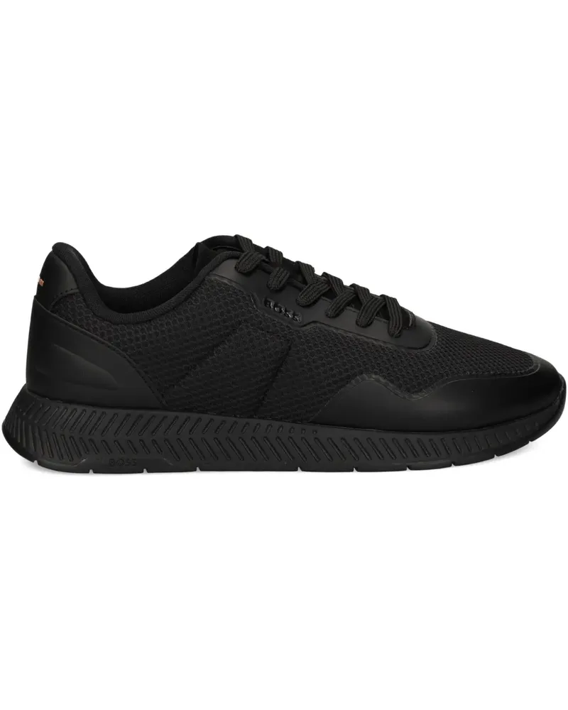 HUGO BOSS lace-up sneakers - Schwarz Schwarz