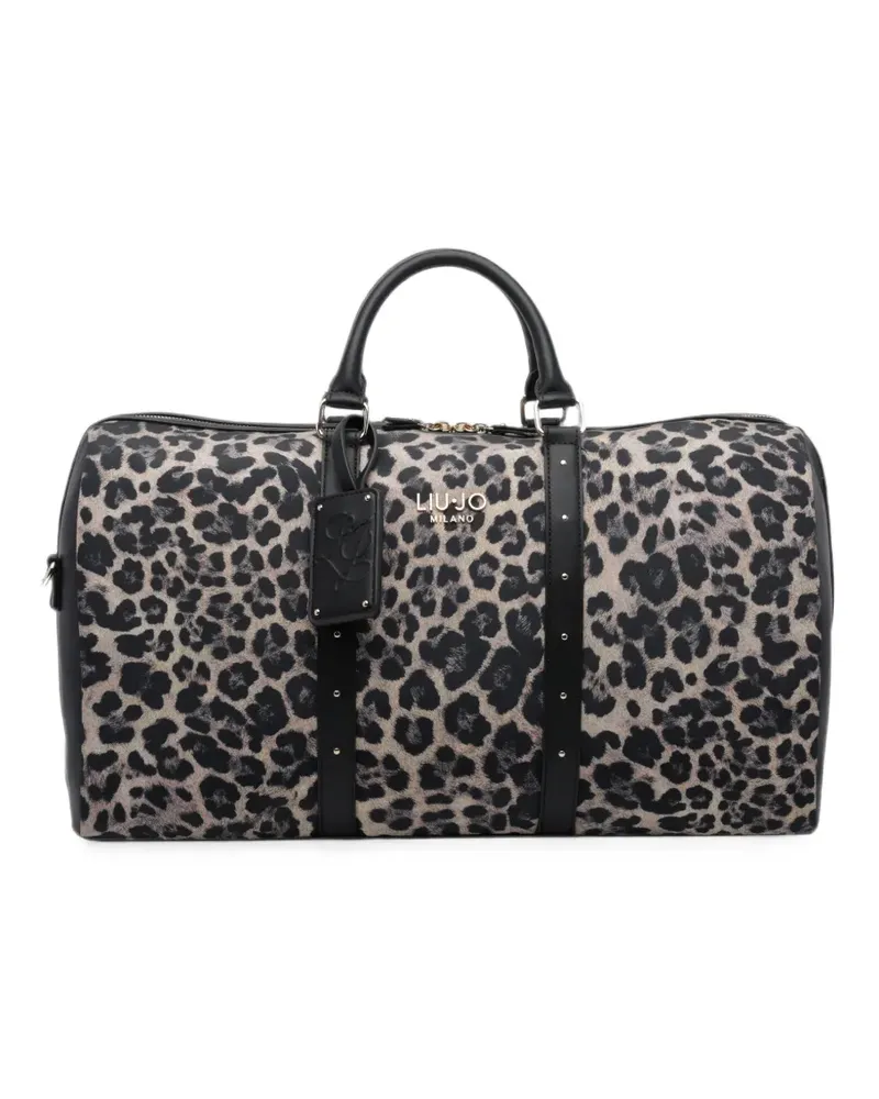 Liu Jo animal-print travel duffel - Schwarz Schwarz