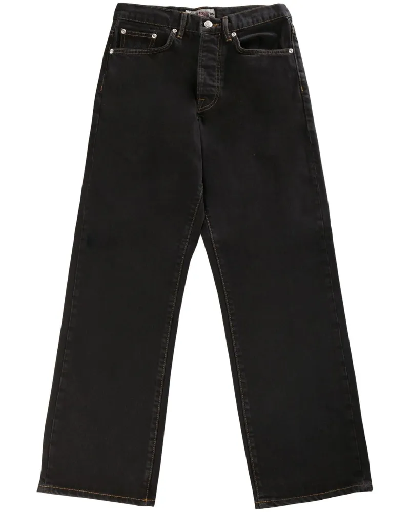 Stüssy straight-leg jeans - Schwarz Schwarz