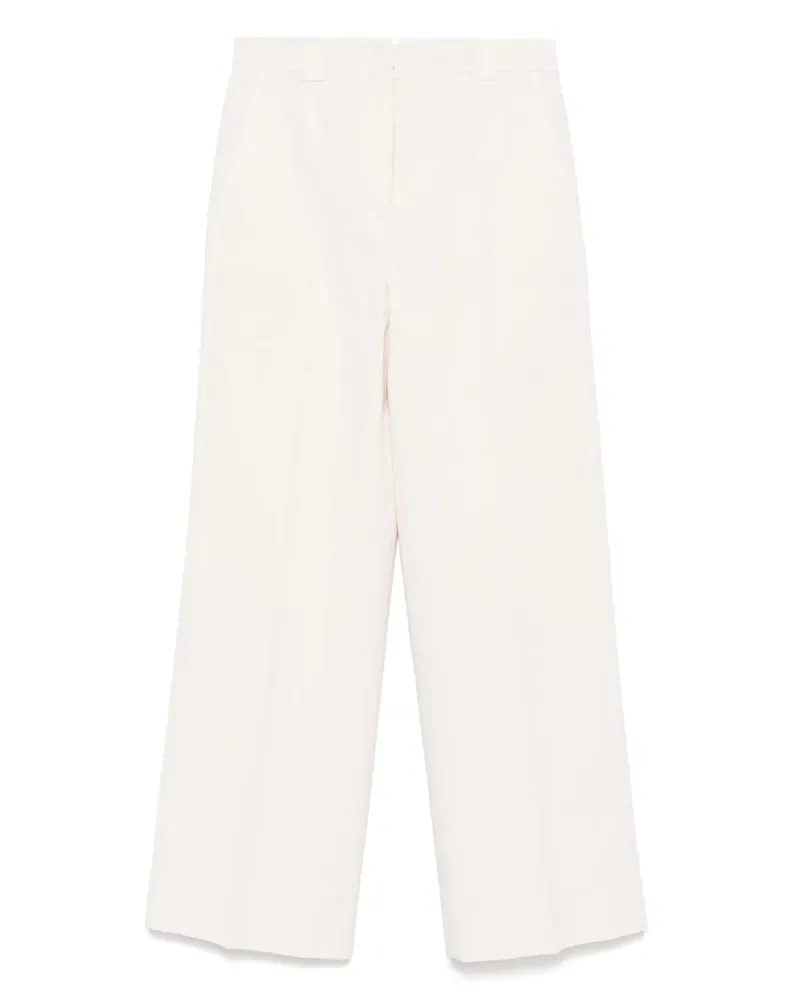 Incotex Gerade Hose - Weiß Weiß