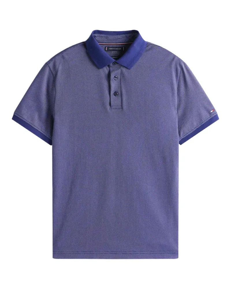 Tommy Hilfiger patterned polo shirt - Blau Blau
