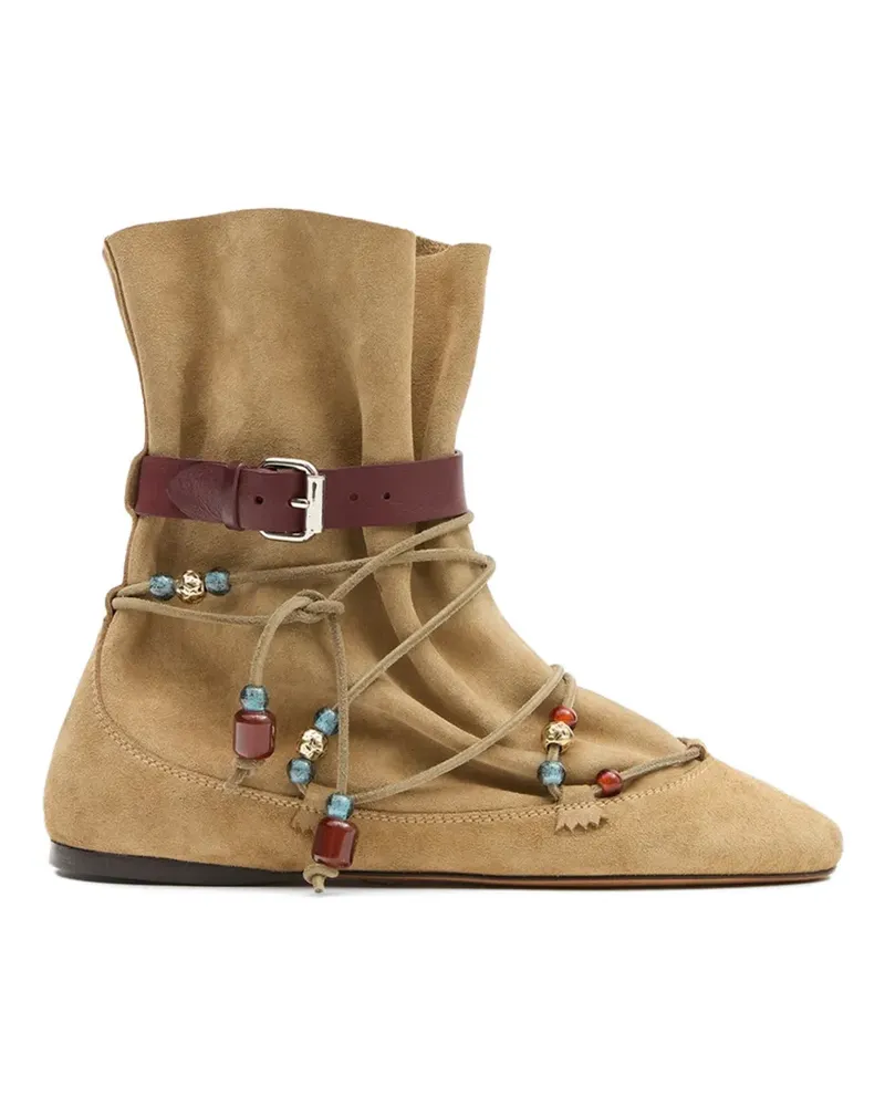 Isabel Marant Letiz boots - Nude Nude
