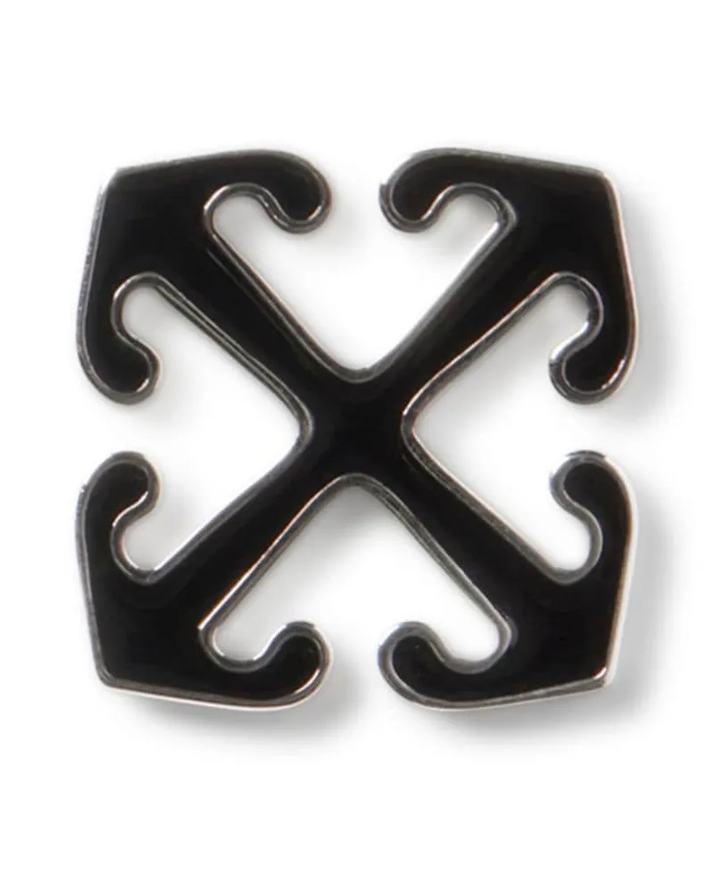 OFF-WHITE Einzelner Arrow Ohrring - Silber Silber