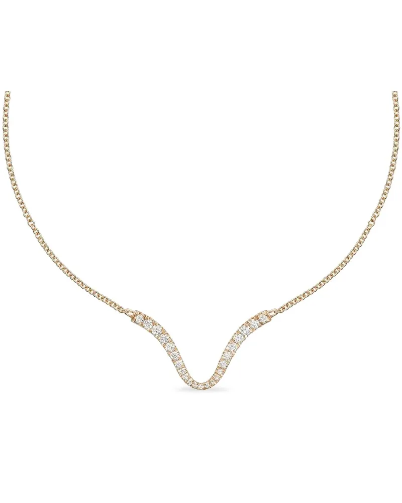 Melissa Kaye Clara Halskette mit Diamanten - Gold Gold