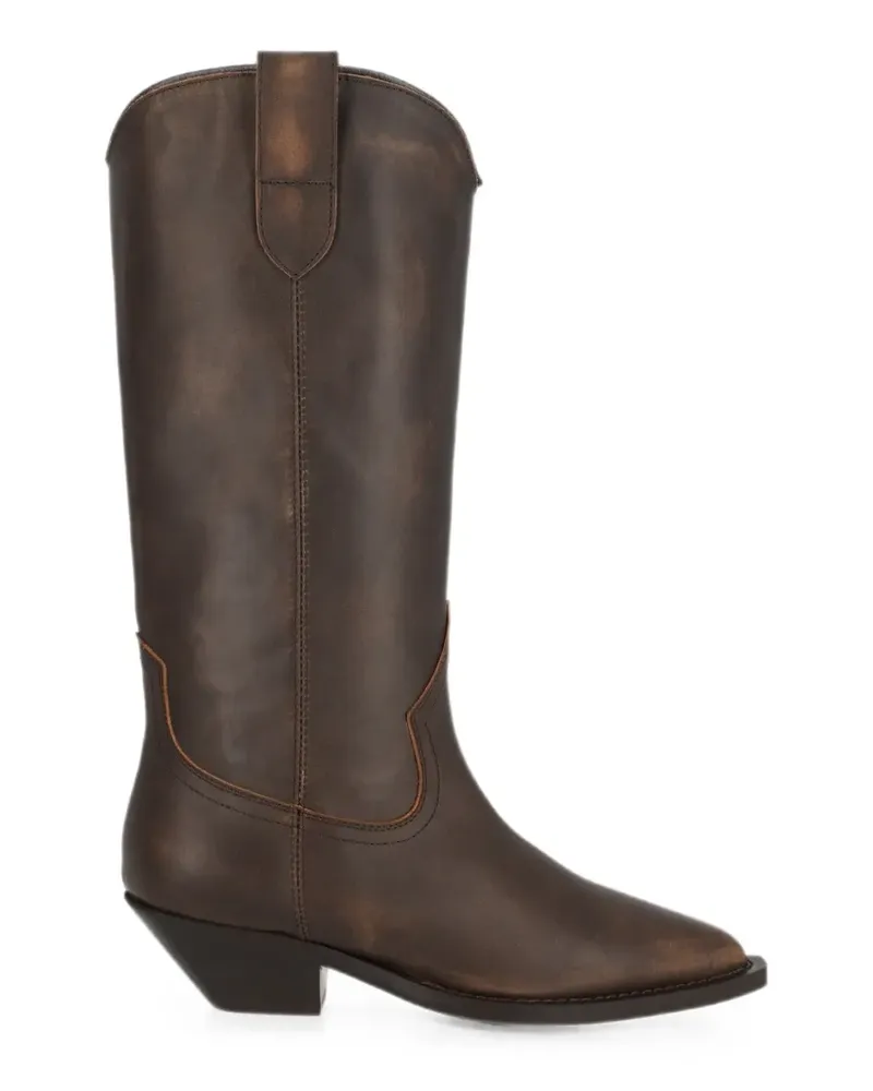 Via Roma 15 Tex New Semplice Stiefel mit spitzer Kappe - Braun Braun