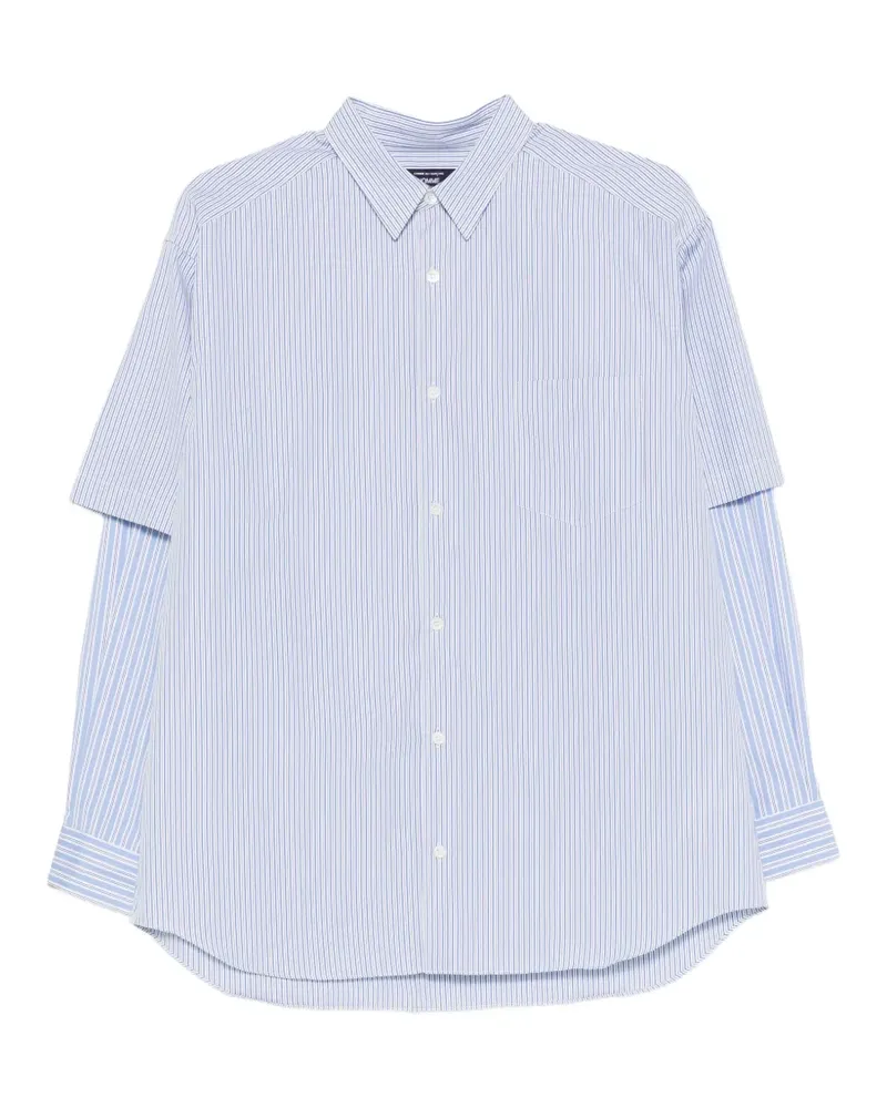 Comme des Garçons striped shirt - Weiß Weiß