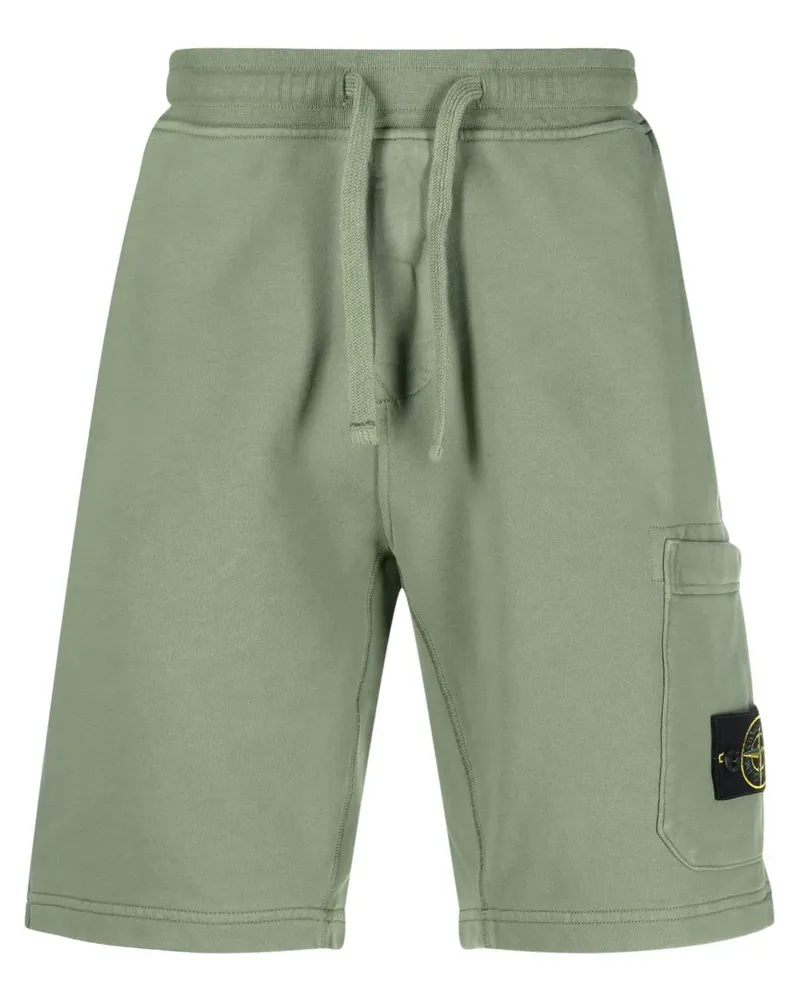 Stone Island Joggingshorts mit Kompass - Grün Grün