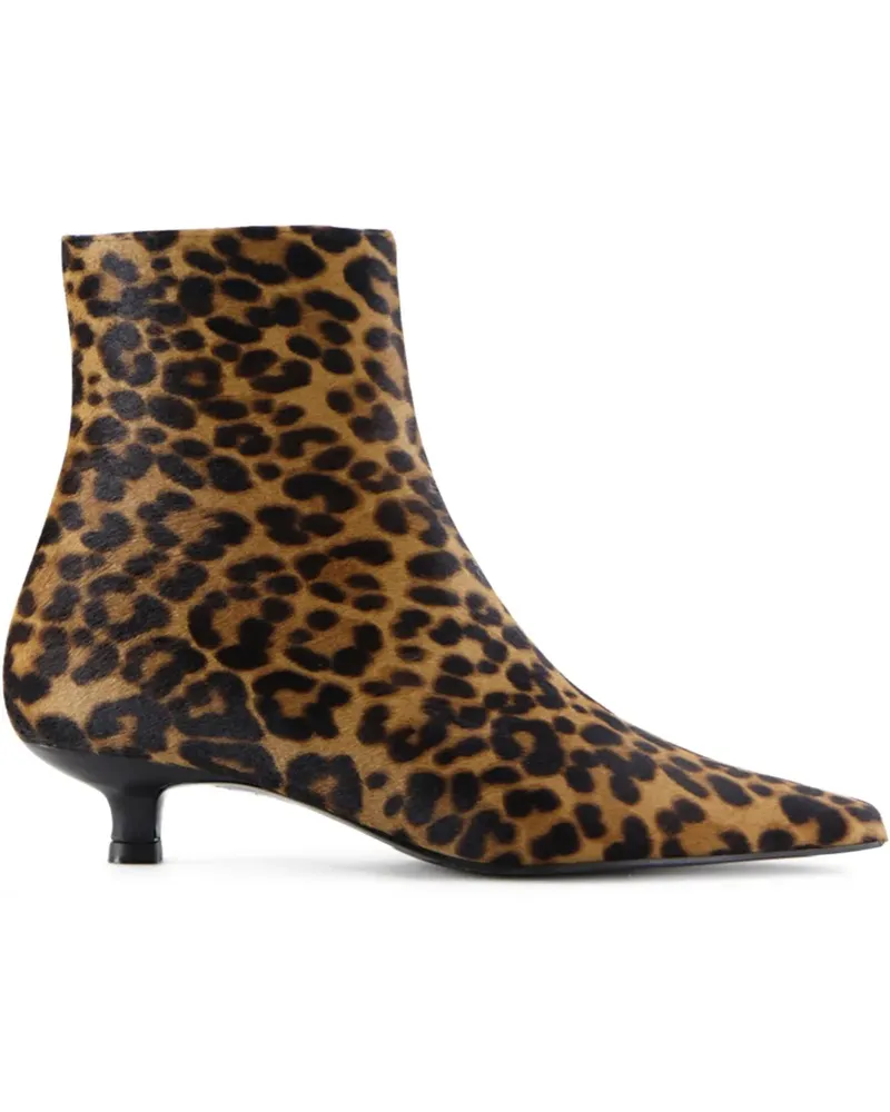 NOTABENE Elly Stiefeletten mit Leoparden-Print 35mm - Braun Braun