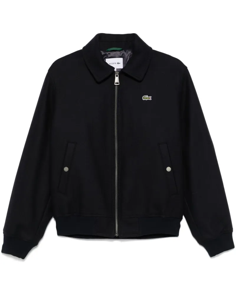 Lacoste Gefütterte Bomberjacke - Blau Blau