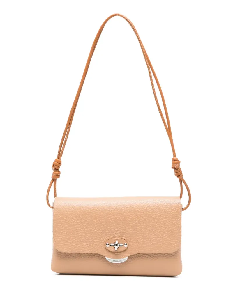 Zanellato Daily Lettera turn-lock mini bag - Nude Nude