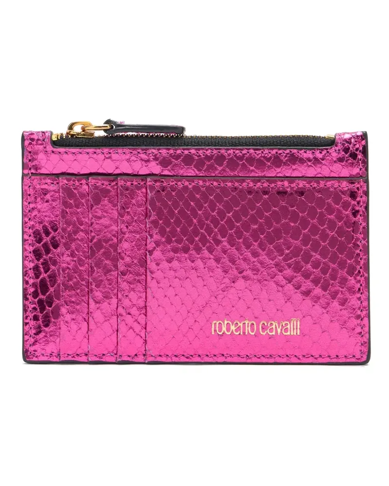 Roberto Cavalli Klassisches Kartenetui - Rosa Rosa
