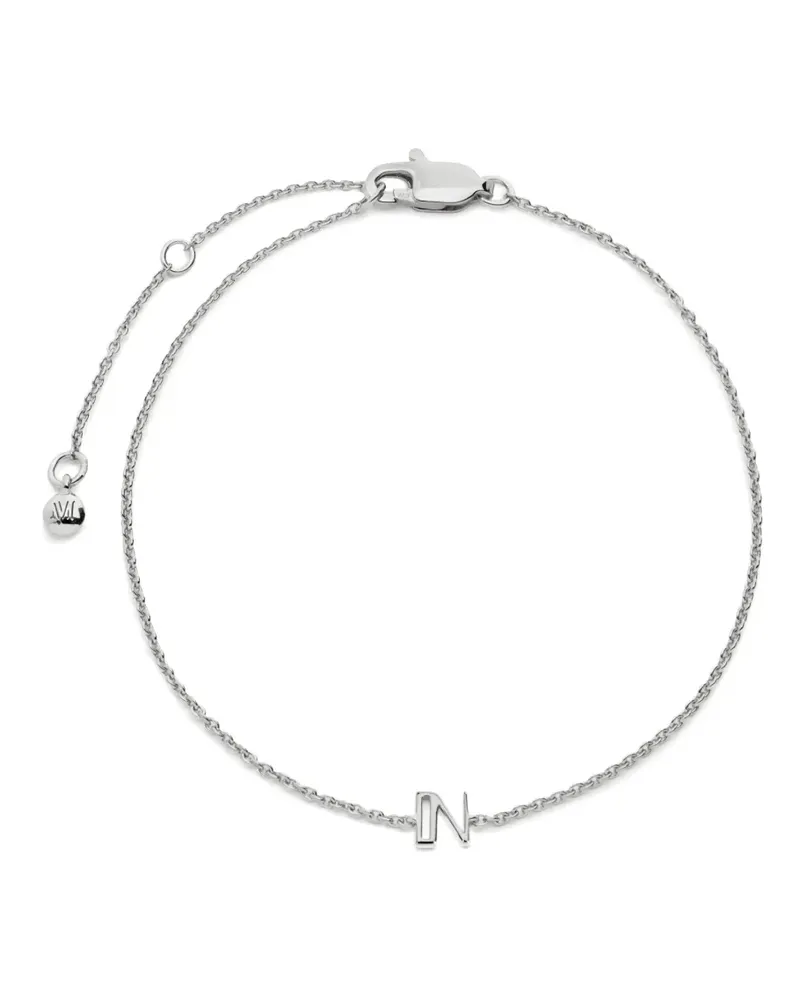 Monica Vinader Initial L Kettenarmband - Silber Silber