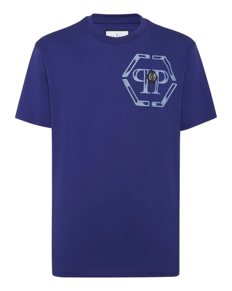Philipp Plein Hexagon T-Shirt - Blau Blau