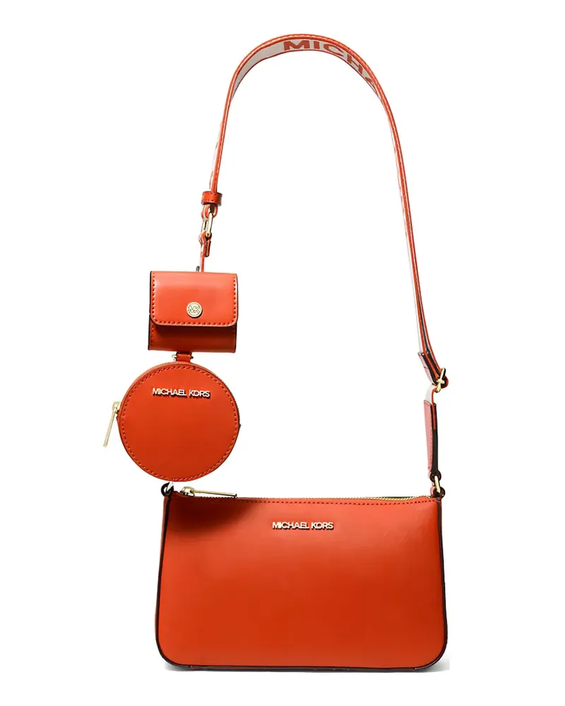 Michael Kors Jet Set crossbody bag with Airpods Pro case - Orange Orange