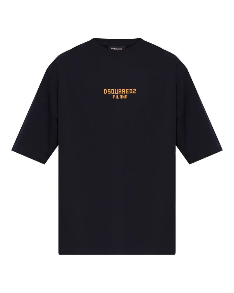 Dsquared2 T-Shirt mit Logo - Blau Blau