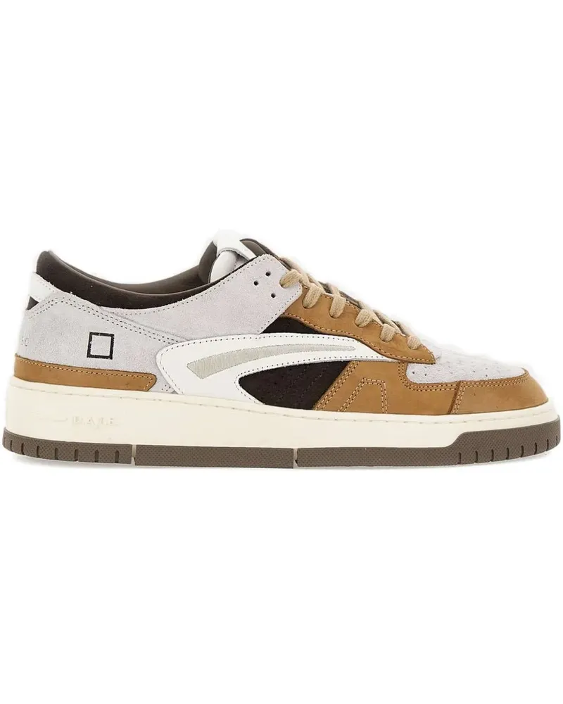 D.A.T.E. Perforierte Torneo Pop Sneakers - Nude Nude