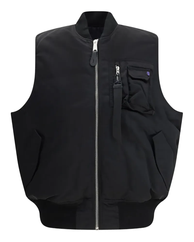 Alpha Industries MA-1 base gilet - Schwarz Schwarz