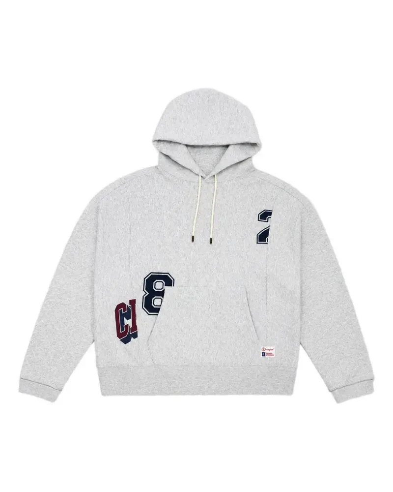 Champion Hoodie mit Logo-Print - Grau Grau