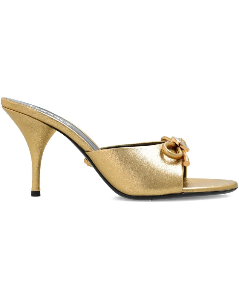 Versace Sandalen mit Schleifendetail 70mm - Gelb Gelb