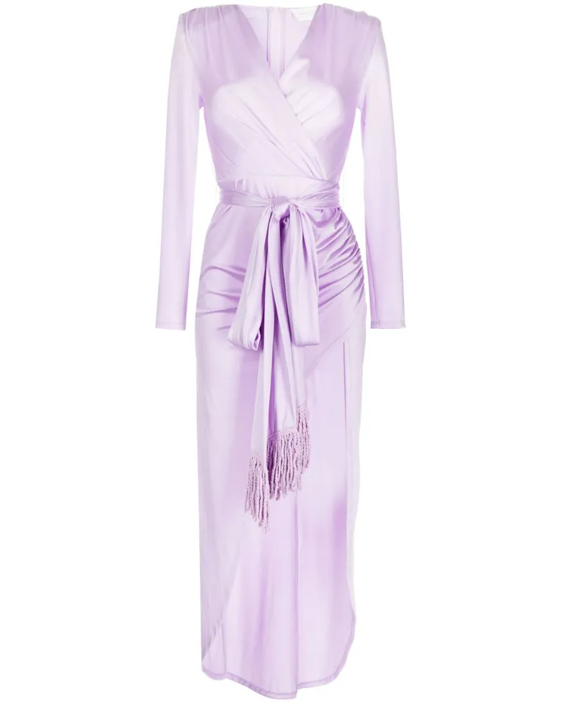 BRONX AND BANCO Wickelkleid mit metallischen Wirkungen - Violett Violett