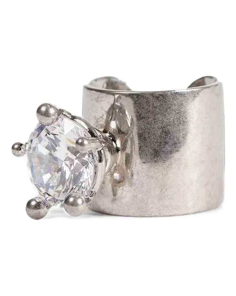 PANCONESI crystal-embellished earcuff - Silber Silber