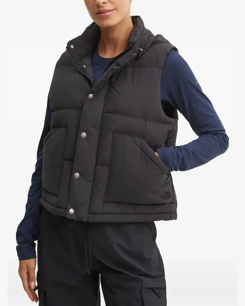 The North Face hooded padded jacket - Schwarz Schwarz