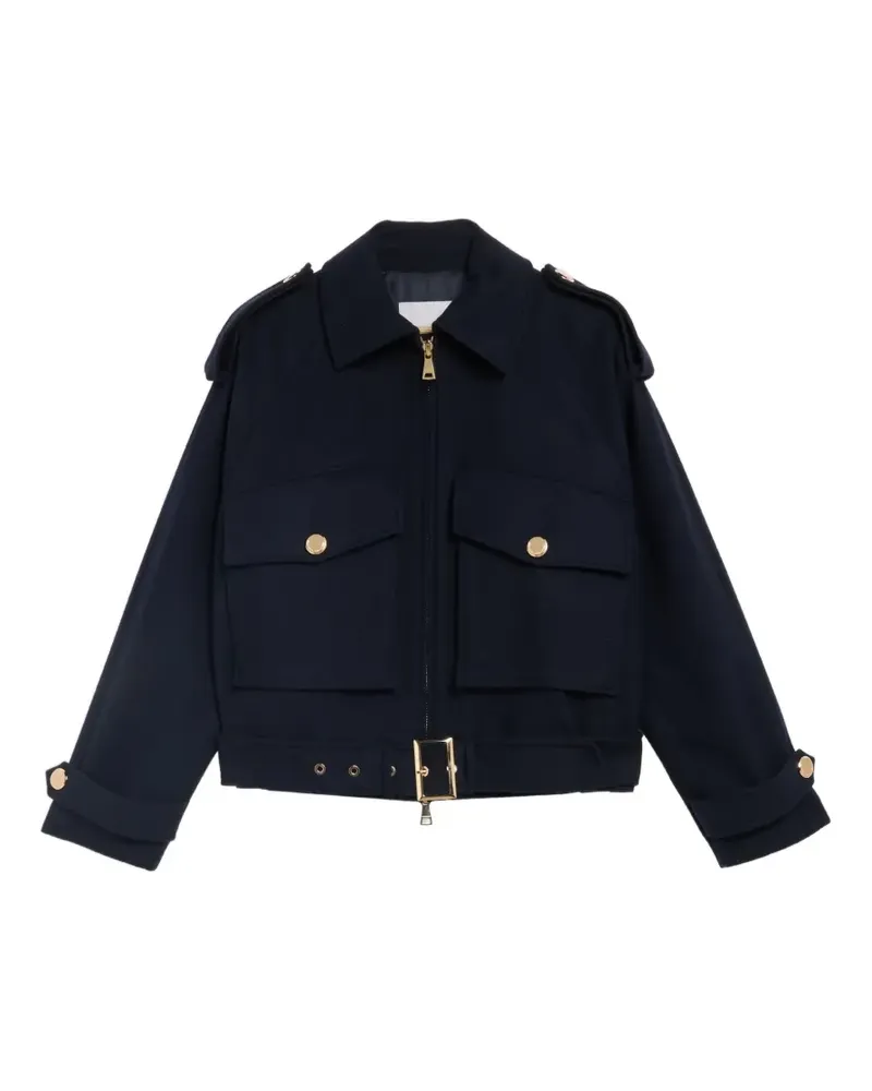 Ermanno Scervino Jacke mit Spreizkragen - Blau Blau