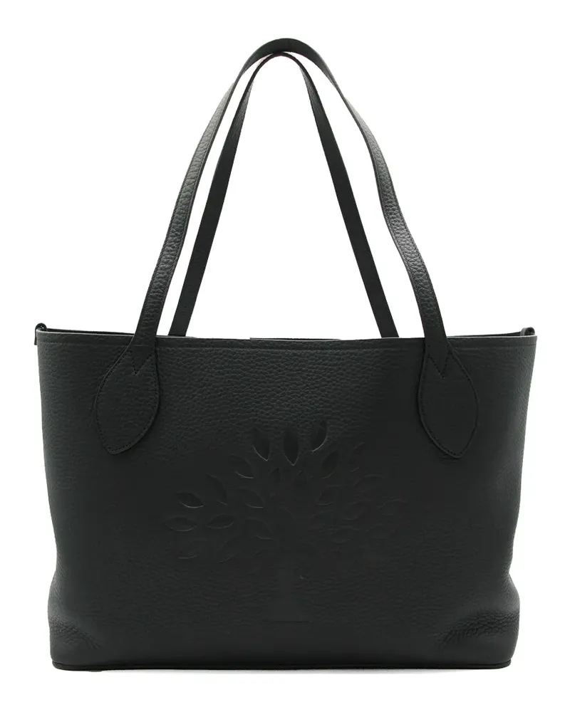 Mulberry Tree grained tote bag - Schwarz Schwarz