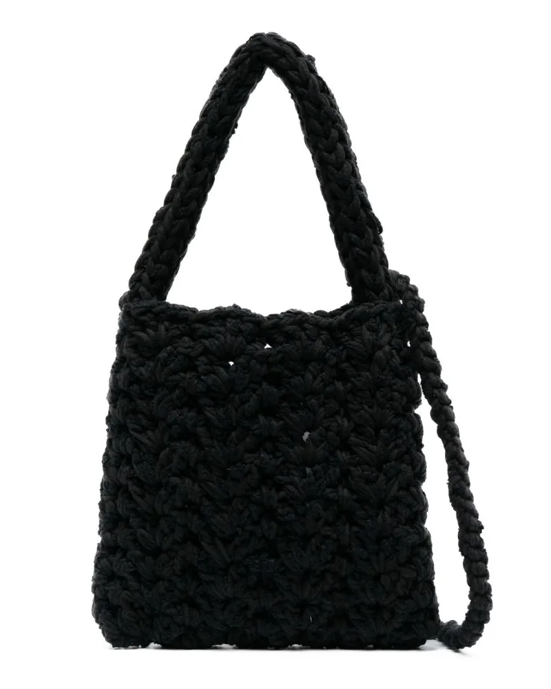 Marco Rambaldi Gestrickte Beuteltasche - Schwarz Schwarz