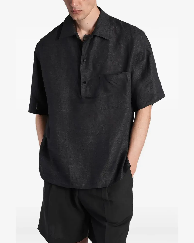 Costumein Polx short-sleeve polo shirt - Schwarz Schwarz