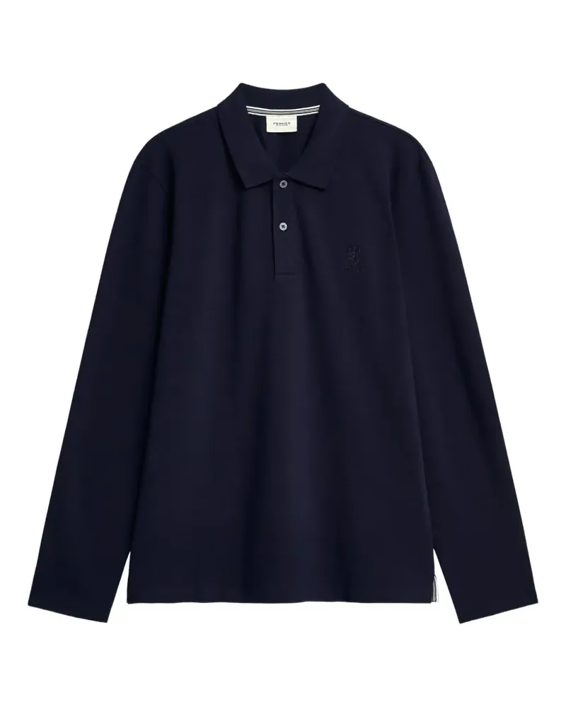 Pringle of Scotland long-sleeve polo shirt - Blau Blau
