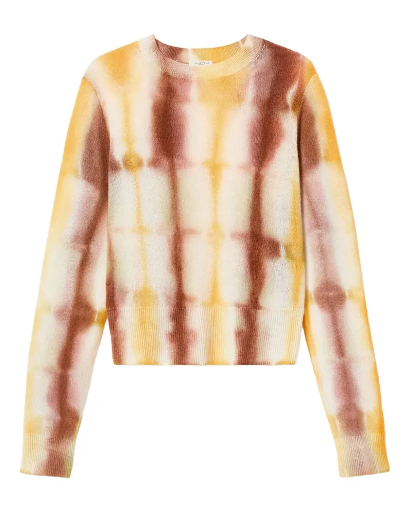 Lafayette148 Pullover mit Batikmuster - Weiß Weiß