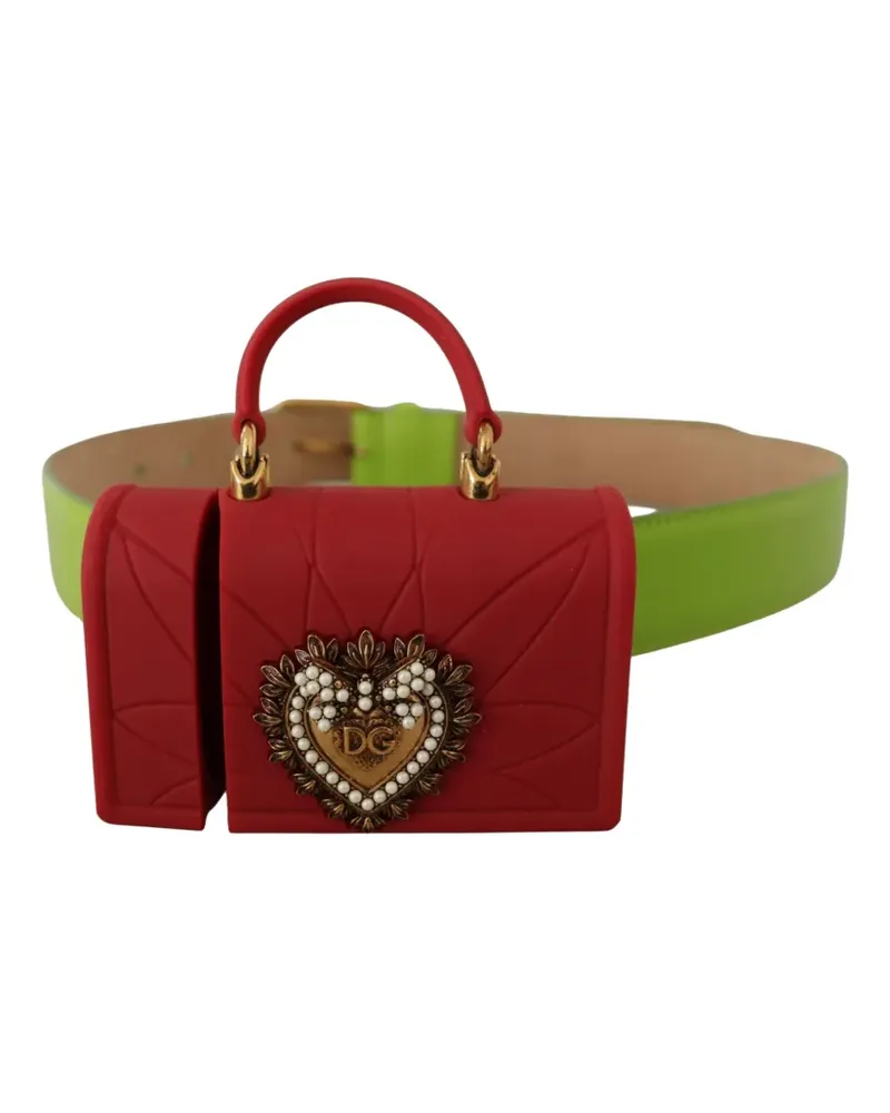 Dolce & Gabbana Devotion Heart Gürteltasche - Grün Grün