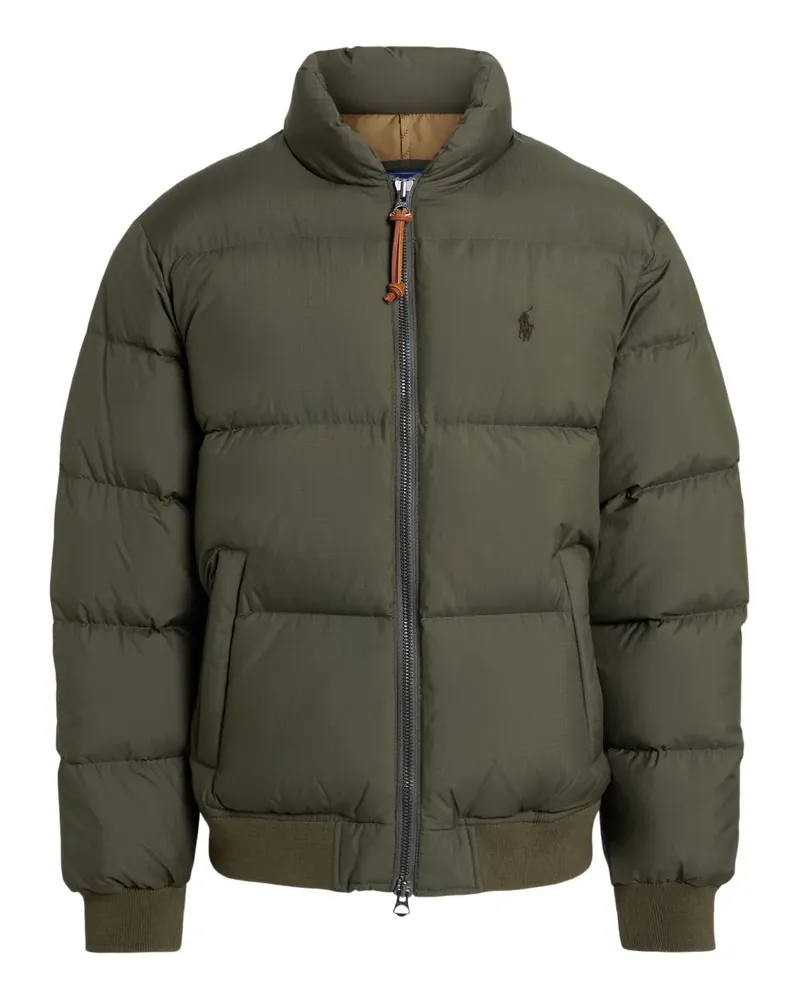 Ralph Lauren Gesteppte Jacke mit Logo-Stickerei - Grün Grün