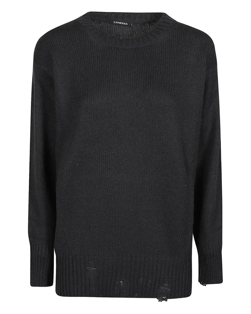 Canessa cashmere sweater - Schwarz Schwarz