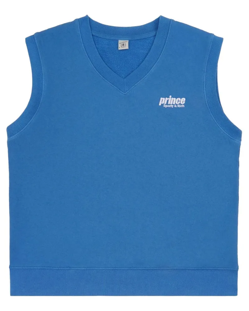 SPORTY & RICH Prince Sport Weste - Blau Blau