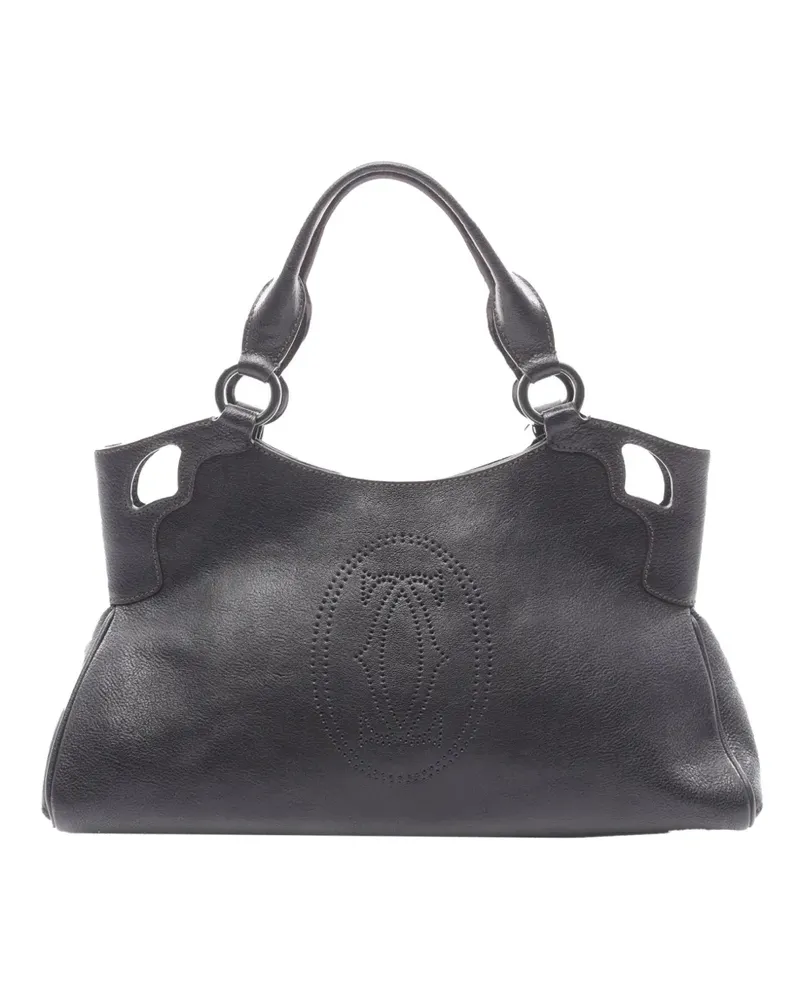 Cartier 2010-2025 Leather Marcello de  handbag - Schwarz Schwarz