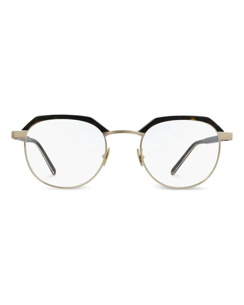 Saint Laurent Runde 'SL 124' Brille - Metallic Metallic